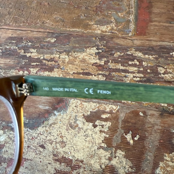 Fendi Green and Brown Eyeglasses - Picture 4 of 7